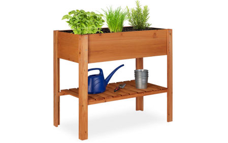 Relaxdays Huerto Urbano de Madera