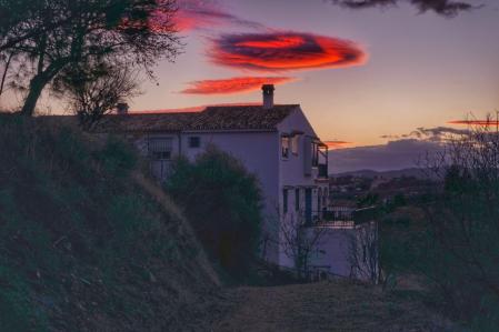Atardecer en Mijas.