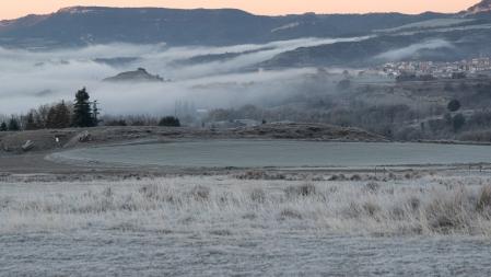 Paisaje de pesebre en Manlleu.