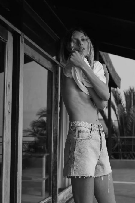 SHORTS Z1975 DENIM TIRO ALTO