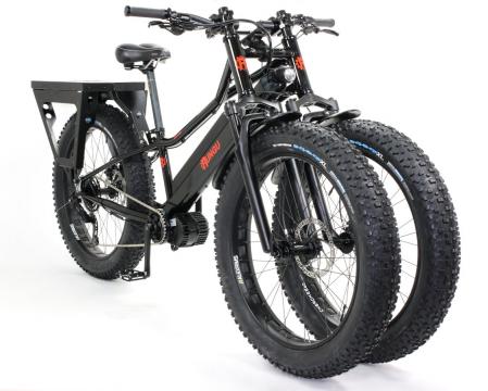 Rungu Dualie, la bici eléctrica con doble rueda delantera pensada para evitar caídas.