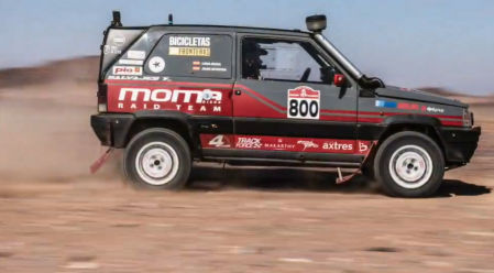 Juan Morera y Lidia Morera consiguieron hacer el Dakar en un Fiat panda 