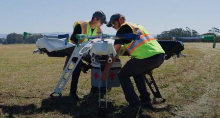 Firefly, el potente dron capaz de transportar 45 kilos durante dos horas.