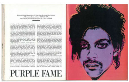 El retrato de Warhol fue inicialmente un encargo de 'Vanity Fair '. Posterirormente hizo una serie de dicesiéis