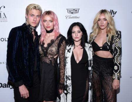 Singer Lucky Blue Smith & The Atomics at Daily Front Row's Fashion Los Angeles Awards on Sunday, March 20, 2016.