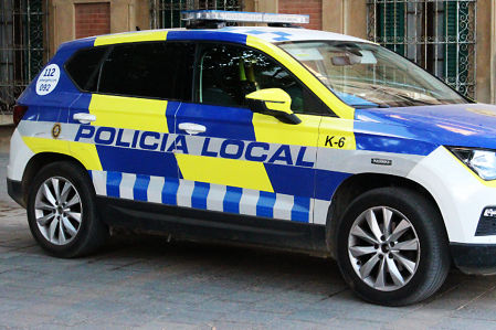 Vehículo de la Policía Local de Canet de Mar
