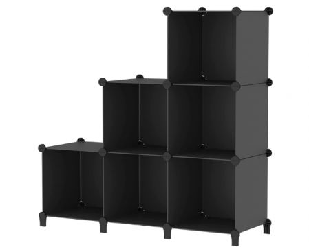 Estantes modulares de 6 cubos Simpdiy