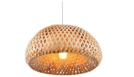 Araña de bambú tejida a mano Guanshan