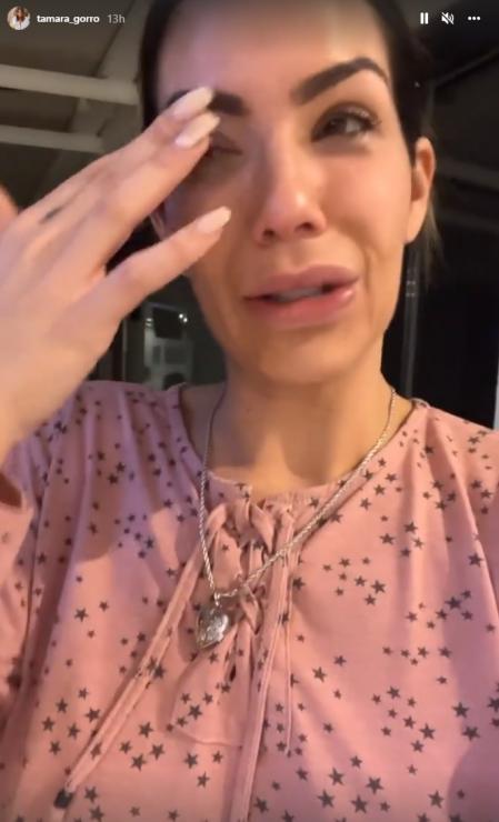 Tamara no pudo evitar ponerse a llorar.