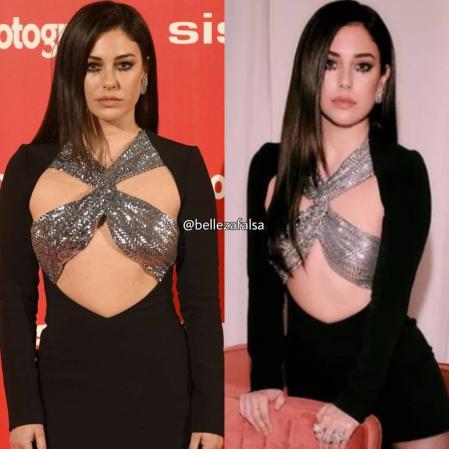 La cuenta @bellezafalsa enseña la verdadera cara de los famosos detrás de los retoques fotográficos