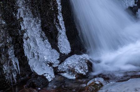 La Rierra Major congelada.