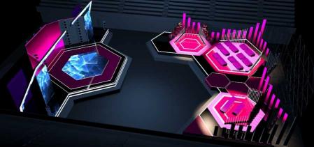 Otra perspectiva del escenario del Benidorm Fest