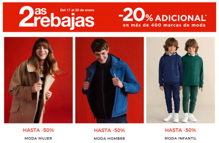 Segundas rebajas en El Corte Inglés