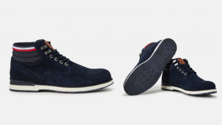Botas de hombre Tommy Hilfiger en azul con cierre de cordones