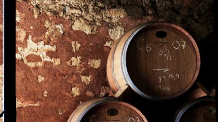 La barricas en las que se envejece el vino