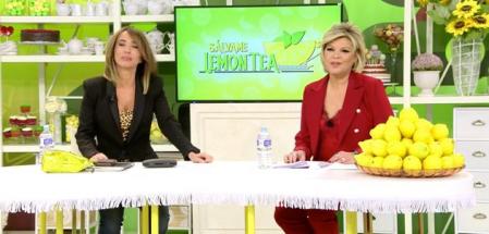 María Patiño y Terelu Campos, en 'Sálvame Lemon Tea'