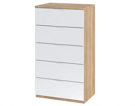 Cómoda Alaya alta de 5 cajones Habitdesign