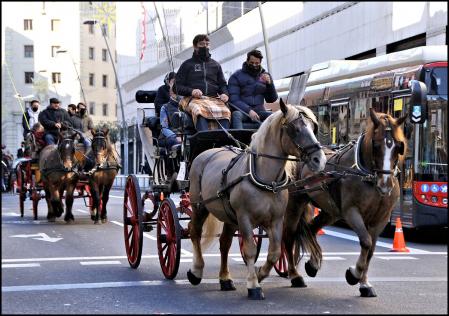 Els Tres Tombs del barrio de Sant Antoni de Barcelona.