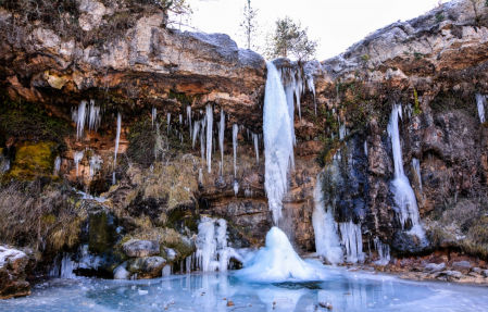 Fantasía de hielo en la ruta de los 7 Gorgs.