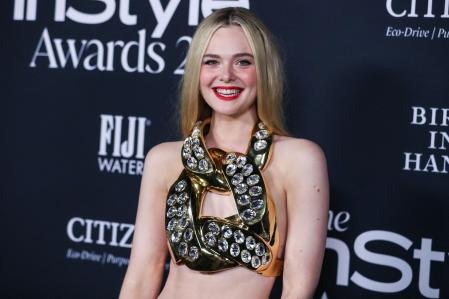 Elle Fanning en los InStyle Awards en Los Ángeles
