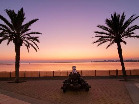 Atardecer crepuscular en Roses.