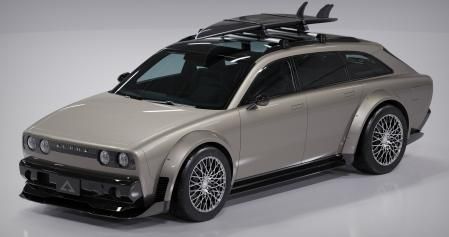 Alpha Saga Estate, el original coche eléctrico de diseño retro para familias aventureras.
