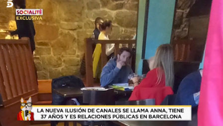 Canales Rivera junto a su nueva conquista