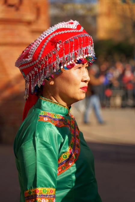 Traje para la danza del Fuego del Fénix.