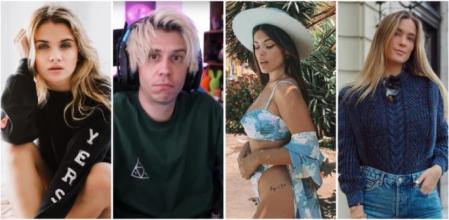 Yers, ElRubius, Dulceida y María Pombo