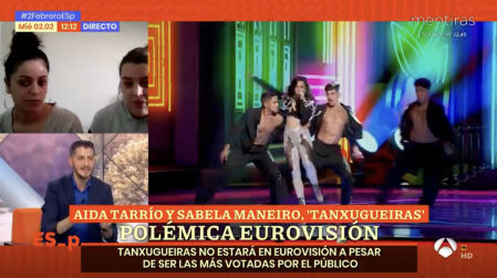 Tanxugueiras muestran su apoyo a Chanel en 'Espejo Público'