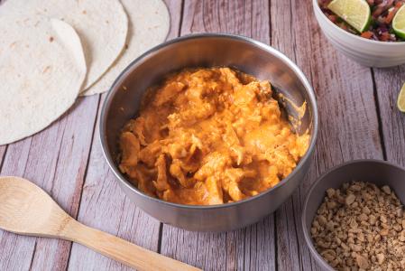 Elaboración de las quesadillas