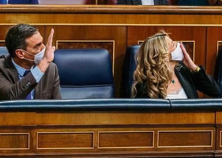 Pleno en el congreso de los diputados Reforma Laboral Pedro sanchez Yolanda Diaz