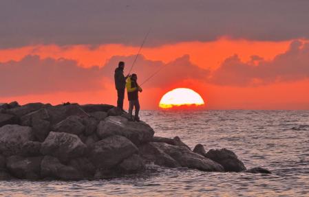 Amanecer en Fuengirola.