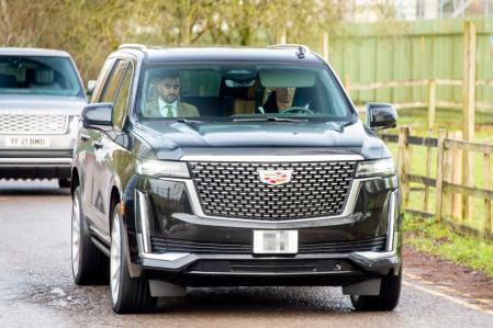 Cristiano Ronaldo conduce su Cadillac Escalade en Manchester