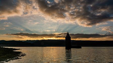 Sequía en el pantano de Sau.