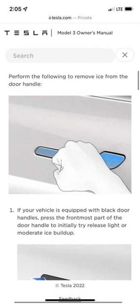 El manual de Tesla ante estas situaciones