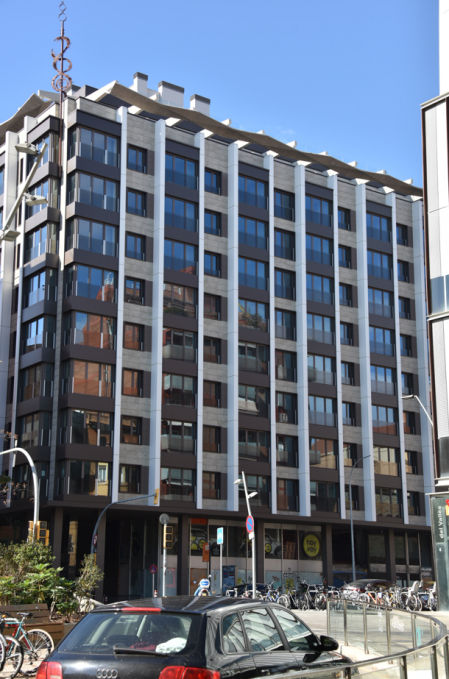 Edificio Mercurio el 31 de octubre del 2021.