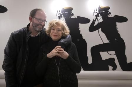 Presentación del libro Teresa Gimpera ,autor Antoni Vall- Teresa Gimpera en el Flash Flash -Foto Ana Jiménez