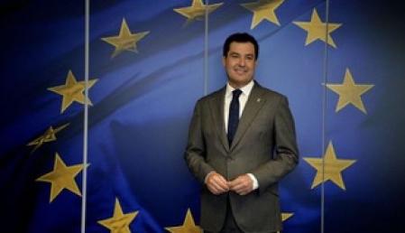 Moreno Bonilla en una visita a Bruselas