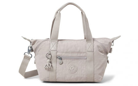 Kipling Art Mini, Bolso de Mano para Mujer, Gris, Talla única