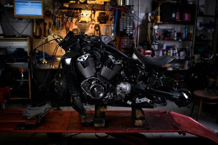 Buena parte de las motos robadas se desmontan para venderse por piezas