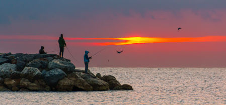 Amanecer en Fuengirola.