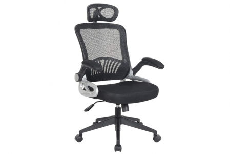 Silla de oficina giratoria con reposacabezas  TLV