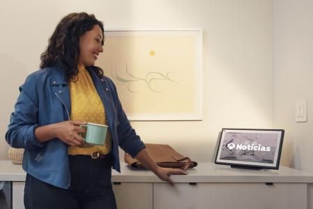 El Amazon Echo Show 15 puede utilizarse para ver contenido audiovisual