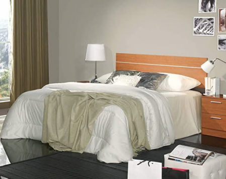 Cabecero de cama color cerezo