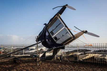 La costa se ha visto afectada por el temporal