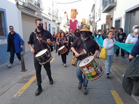Estrela Roja en la manifestación contra el PAI de Benimaclet del Ayuntamiento de València