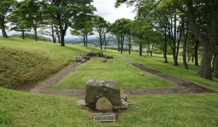 El fuerte incluso contaba con una zona de termas