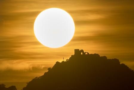 Atardecer en Burriac