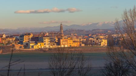 Nubes de viento en Manlleu.